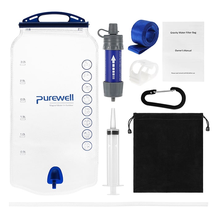 Kit de purification complet Purewell Survivalisme