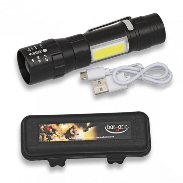 Kit lampe torche rechargeable Barbaric