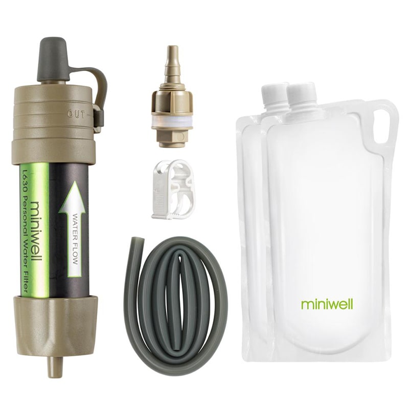 Kit paille filtrante Miniwell L630 filtre survie