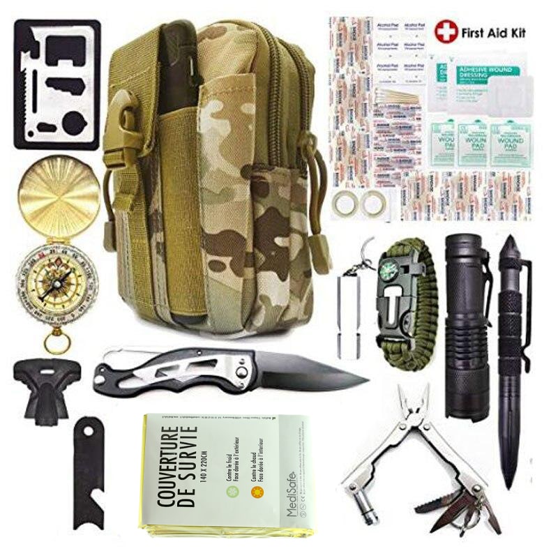 Kit de survivaliste complet militaire