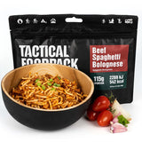 Repas lyophilisé ration spaghetti bolognaise Tactical Foodpack