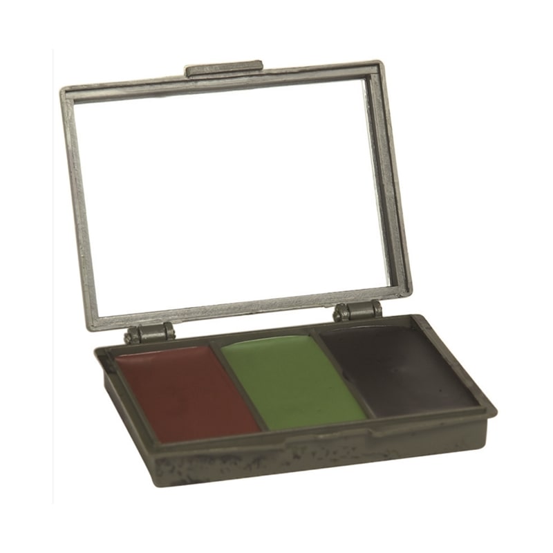 Tablette de camouflage de survie 3 couleurs avec miroir Mil-Tec