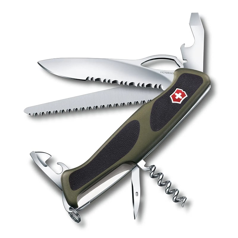 Couteau suisse de poche de survie RangerGrip 179 Vert