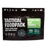 Plat lyophilisé sachet ration de survie Tactical Foodpack Wok de légumes et nouilles végétarien et végétalien